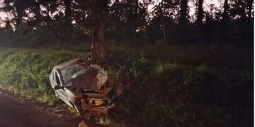 Colonia Mado: automovilista falleció tras impactar de frente contra un camión.