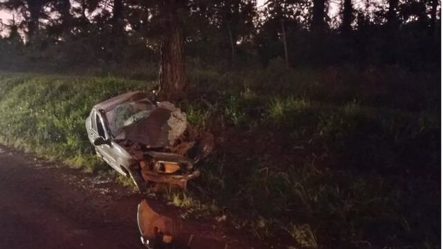 Colonia Mado: automovilista falleció tras impactar de frente contra un camión.