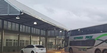Inauguraron la nueva terminal de ómnibus en Campo Grande.