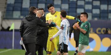 Carlos Lampe fue el arquero que más pelotas tapó en la Copa América.