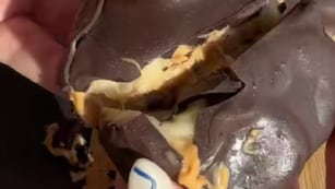 La receta para los alfajores helados de banana split.