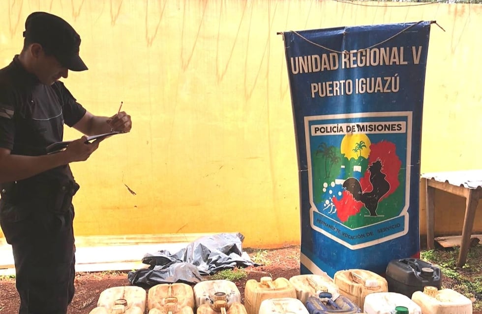 Colonia Wanda: secuestran bidones de combustibles transportados ilegalmente