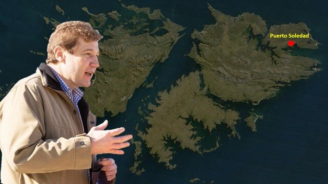 Puerto Soledad fue el primer sitio donde se emplazó le contingente argentino en 1829.