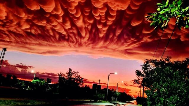 Nubes Mammatus, el extraño fenómeno natural que se dio en San Luis.