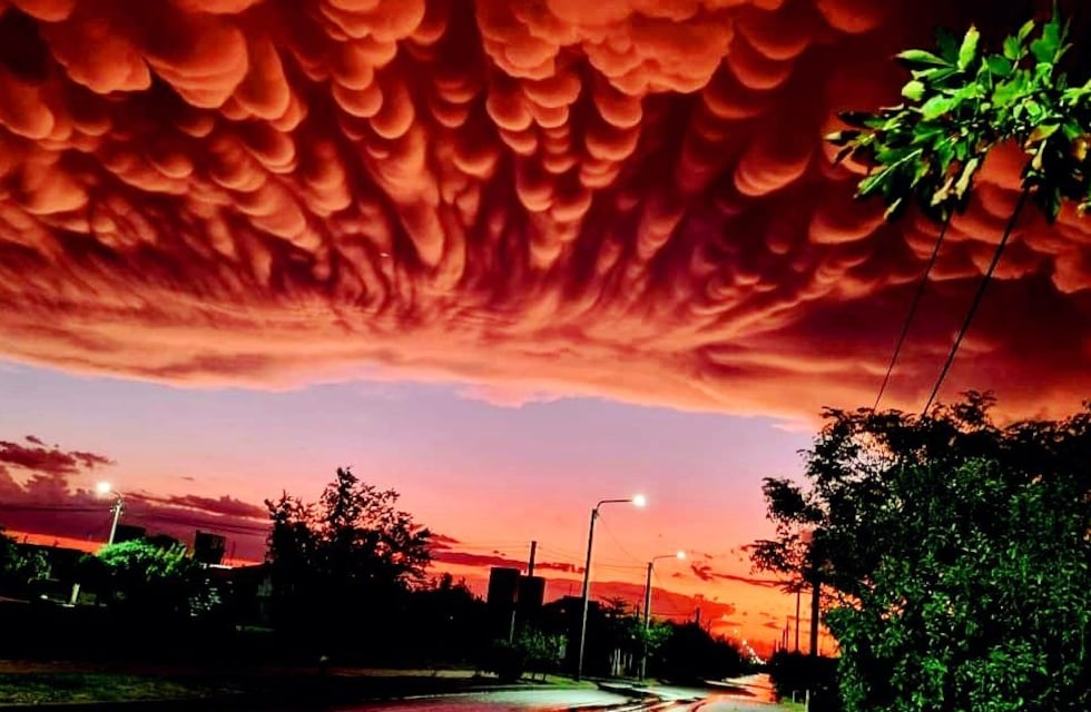 Video: el extraño fenómeno natural que se vio en el cielo de San Luis tras las lluvias