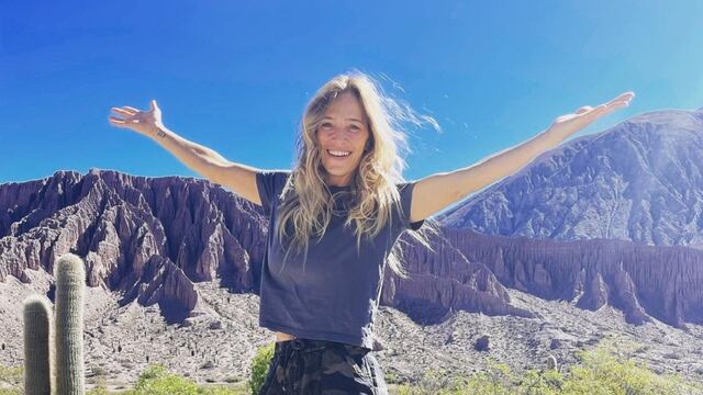 Luisana Lopilato en Purmamarca. (Instagram Luisana Lopilato)