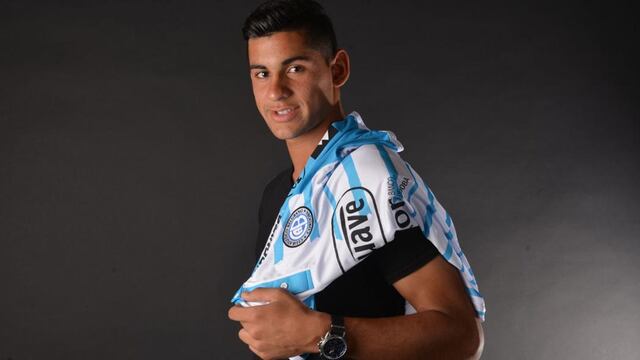 Cuti Romero pasó por el predio de Belgrano.