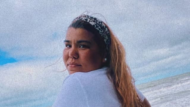 Camilota compartió una foto desde la clínica.