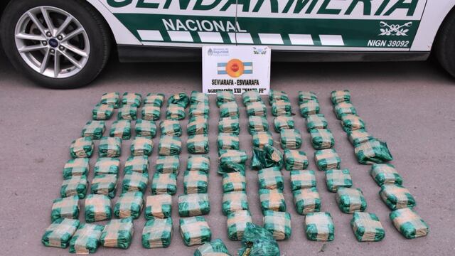 Encontraron 50 kg de cocaía en un operativo de Gendarmería