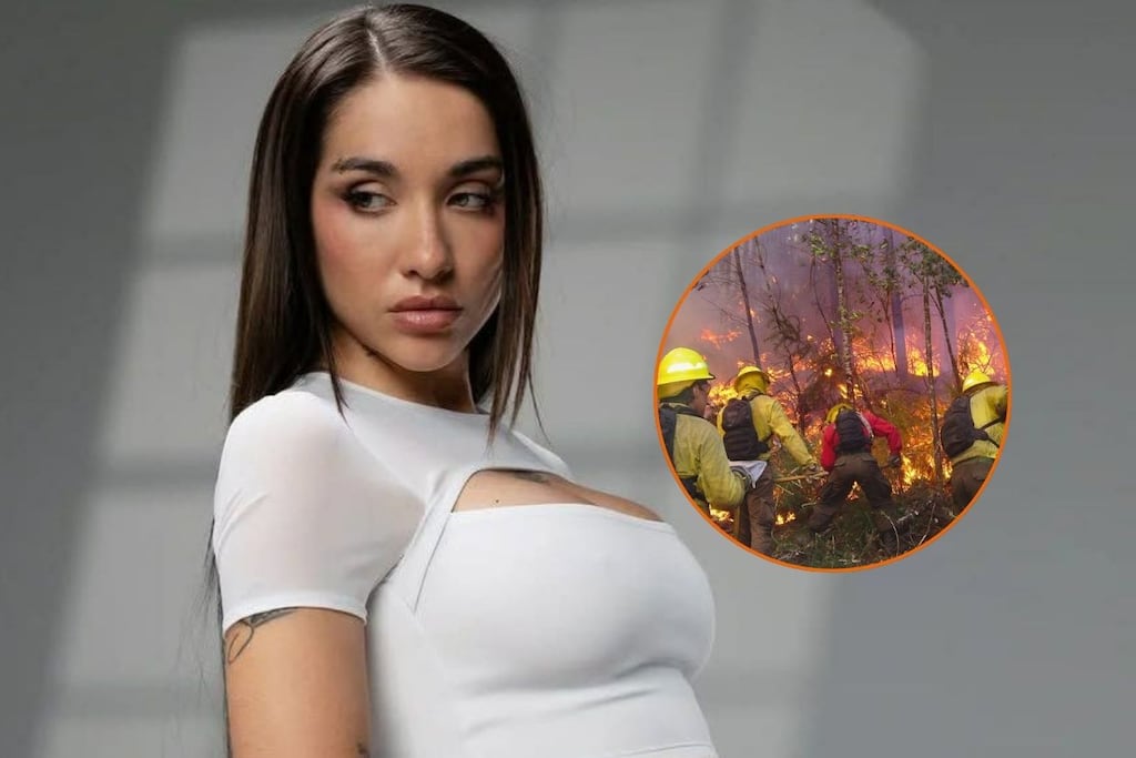 "La Nena de Argentina" y su compromiso con el sur: la donación de María Becerra permitió equipar a brigadistas en Chubut.