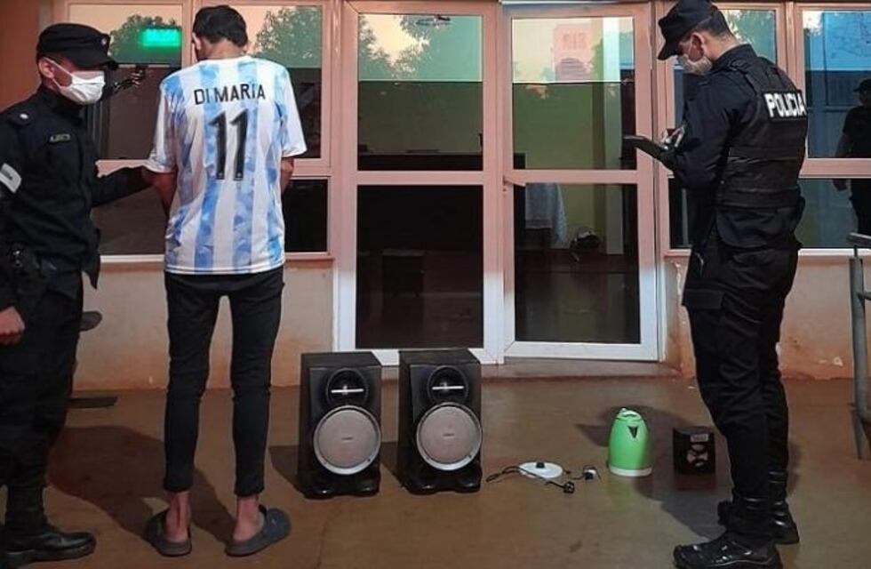 Oberá: joven terminó detenido tras el robo de varios objetos