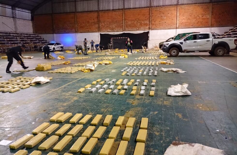 Montecarlo: decomisan importante carga de marihuana en dos allanamientos