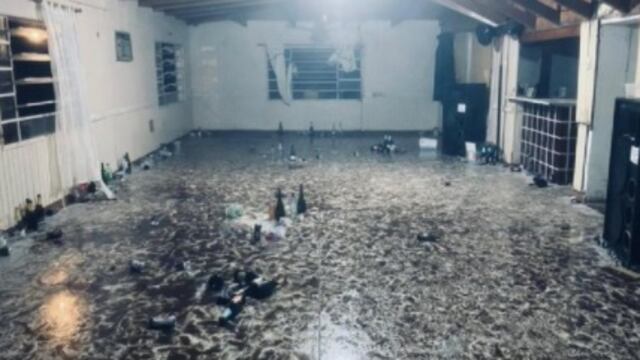 Fiesta clandestina en San Lorenzo