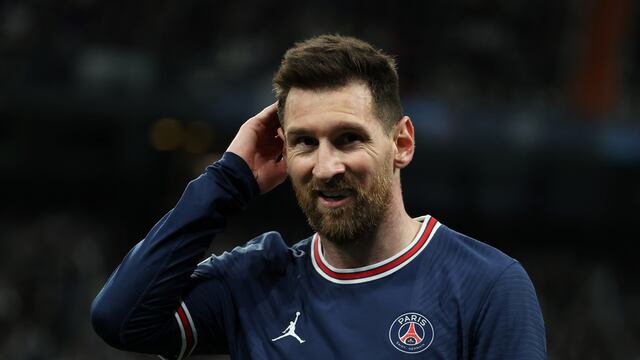 Lionel Messi, desconcertado como el PSG tras la eliminación ante Real Madrid.