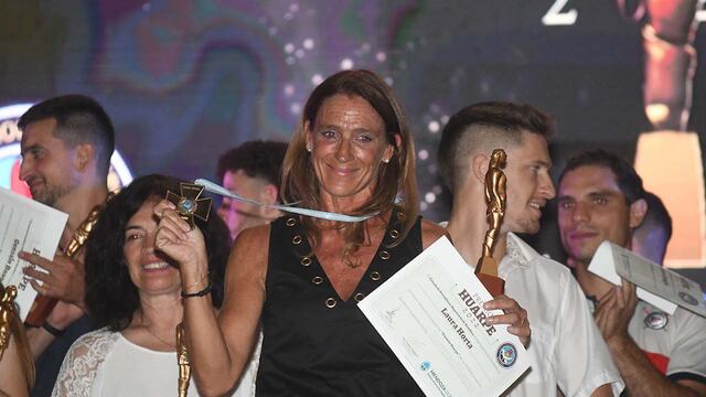 Premios Huarpes, reconocimiento a deportistas de Mendoza
Laura Horta, Montañismo, se quedó con la Cruz al Mérito
Foto:José Gutierrez / Los Andes