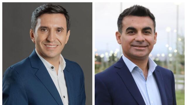 Cristian Andino, intendente de San Martín y Fabián Gramajo de Chimbas