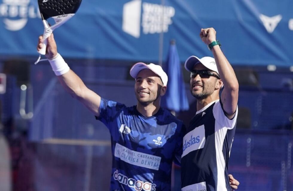 Pádel: Agustín Gutiérrez se quedó con el duelo entre puntanos en el Máster de Marbella