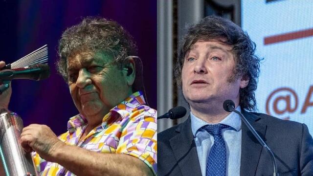 El vocalista y el economista se cruzaron este sábado en Buenos Aires.