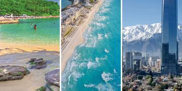 Búzios, Cancún y Santiago de Chile se componen como destinos accesibles debido a los tipos de cambio