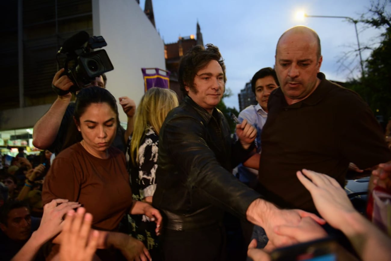 Javier Milei en Córdoba. (Javier Ferreyra / La Voz)