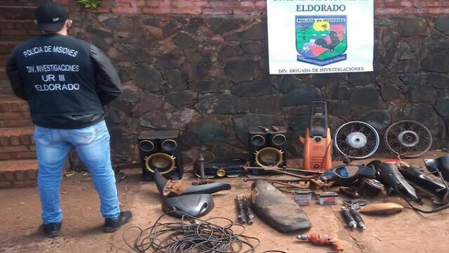 Allanamientos en Eldorado culminó con el secuestro de varios elementos robados