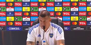 Jorge Almirón renunció luego de que Boca perdiera la final de la Copa Libertadores ante Fluminense por 2-1. (captura de pantalla)