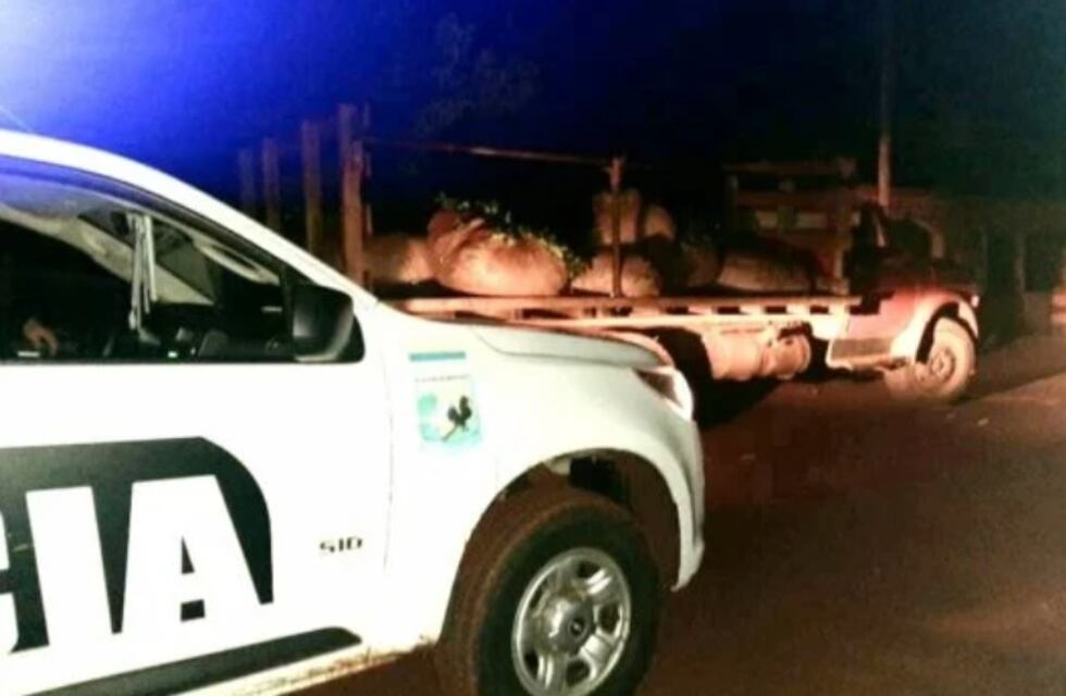 Recuperan un camión con raídos de yerba en Concepción de la Sierra