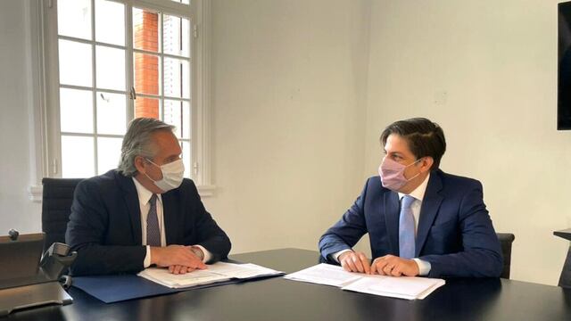 Fernández y el ministro Trotta, enojados con Córdoba por las clases.