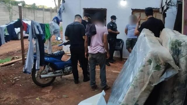 Pareja detenida por robo de muebles y electrodomésticos en Puerto Iguazú.