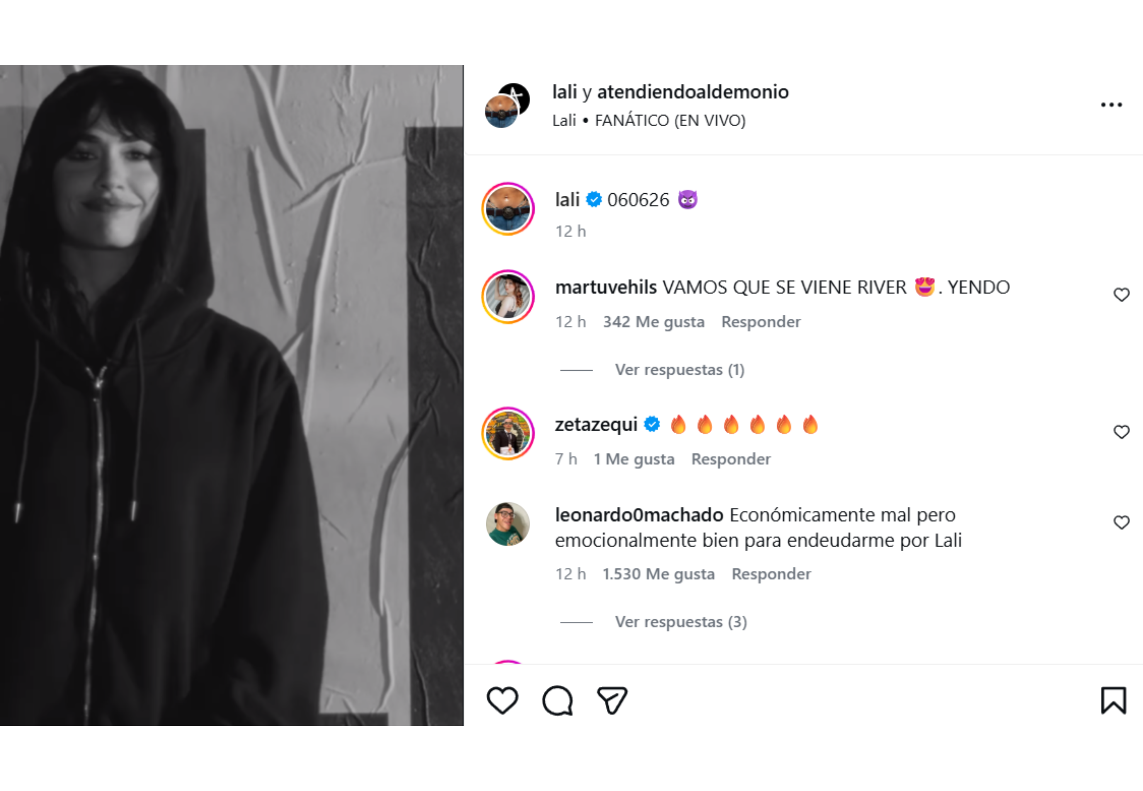 La cantante hizo un anuncio en pleno show.