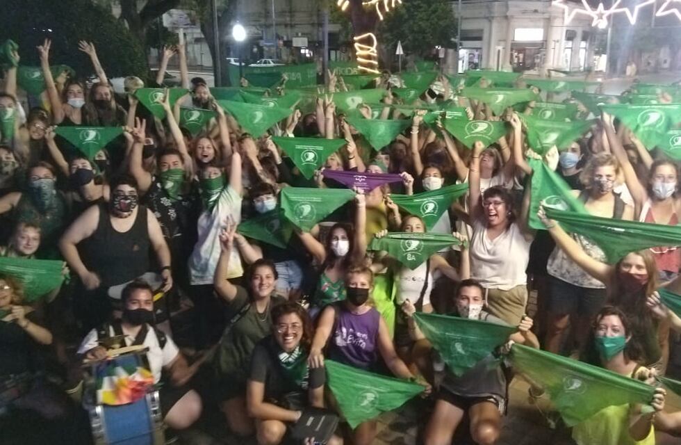 Aborto: en Rafaela también se festejó la aprobación de la ley