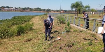 El hecho sucedió en la avenida Costanera Sur, frente al salón comunitario Santa Rosa.