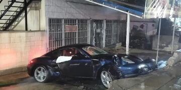 Estrellaron el Porche de un cliente