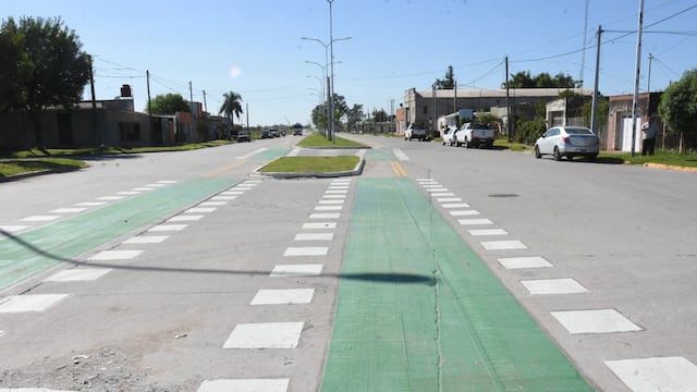 Ciclovía en Av. G. Maggi
