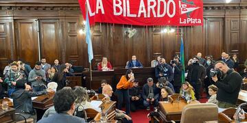 Carlos Salvador Bilardo fue declarado este jueves Ciudadano Ilustre de la Ciudad de La Plata por parte del Concejo Deliberante.