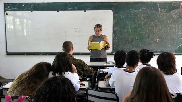 Ciclo lectivo 2024 en Mendoza
Foto: Orlando Pelichotti