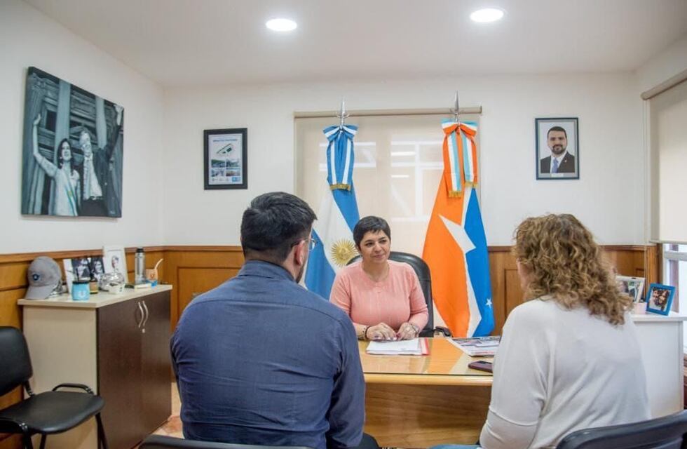 La secretaria de Gobierno recibió al nuevo jefe de base de la Agencia Nacional de Seguridad Vial