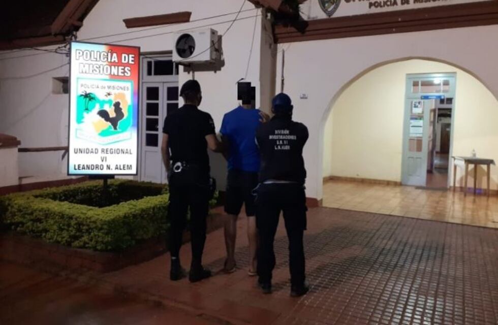 Leandro N. Alem: un joven fue detenido por robo a un departamento