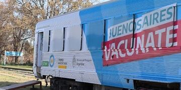 El tren sanitario llegó a Cacharí