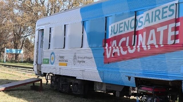 El tren sanitario llegó a Cacharí