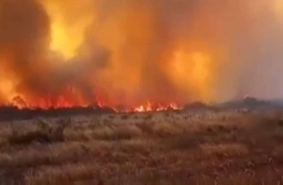 Incendio en Jesús María: bomberos intentan combatir el fuego