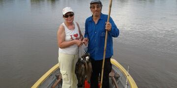 Estela Ríos y Benito Sosa eran vecinos del imputado por el asesinato a fines de 2017. (@mariogaloppo)