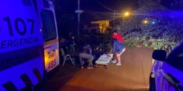 Accidente vial dejó como saldo a un herido en Oberá.