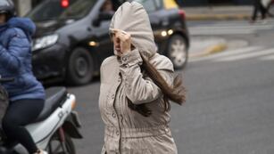 Fuertes vientos en Rosario