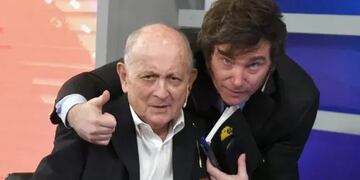 Chiche Gelblung y Javier Milei