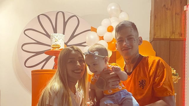 Tamara Báez, L-Gante y su hija Jamaica