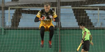 Julio Chiarini, ex arquero de Instituto, este sábado regresa a Alta Córdoba como rival (La Voz / Archivo).