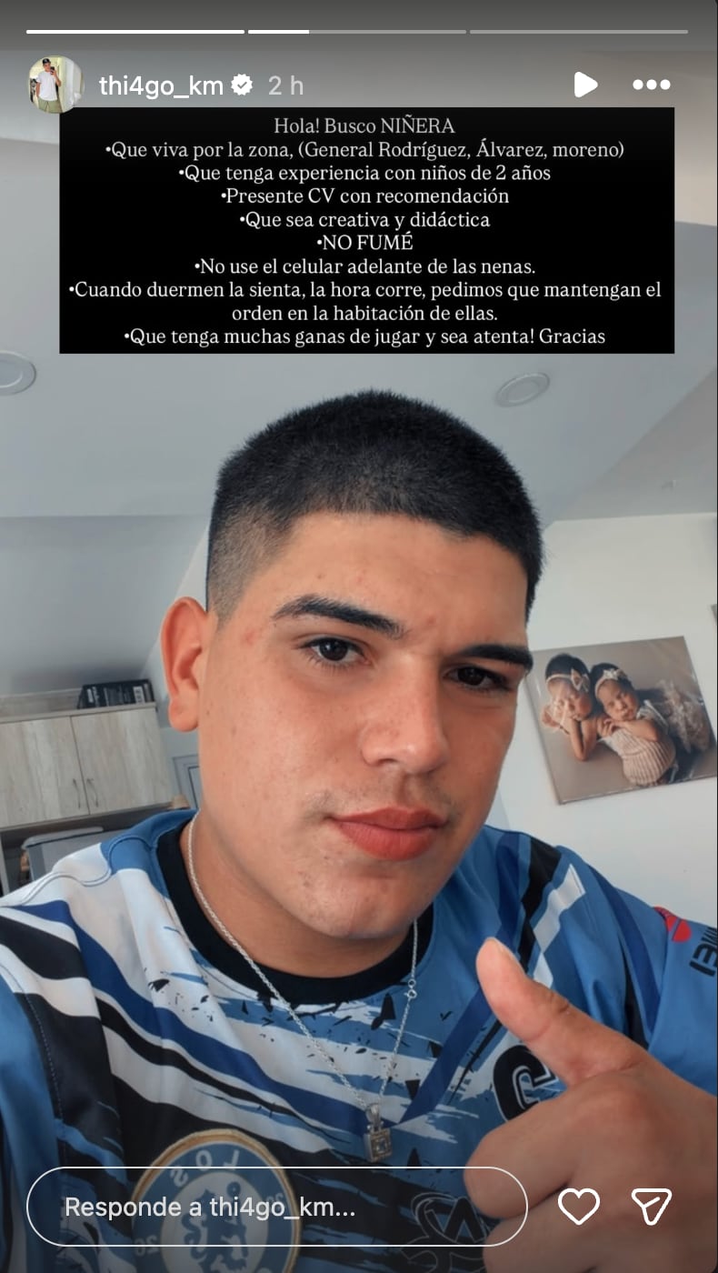 Thiago Medina compartió los requisitos para ser la niñera de sus gemelas, fruto de su pasada relación con Daniela Celis. (Foto: Instagram)