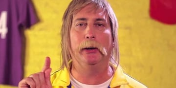 El popular personaje que interpreta el rosarino Luis Rubio.