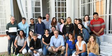 Luis Castellano se reunió con jóvenes que tienen su primera experiencia laboral